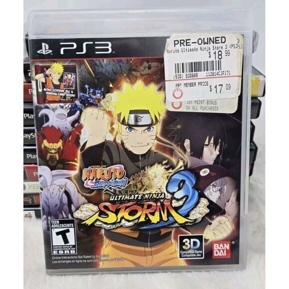 Naruto Shippuden: Ultimate Ninja Storm 3 Playstation 3 (PS3 2013) CIB TESTED